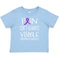 thumbnail image 3 of Inktastic Fibromyalgia Awareness Pain Isn't Always Visible Boys or Girls Baby T-Shirt, 3 of 5
