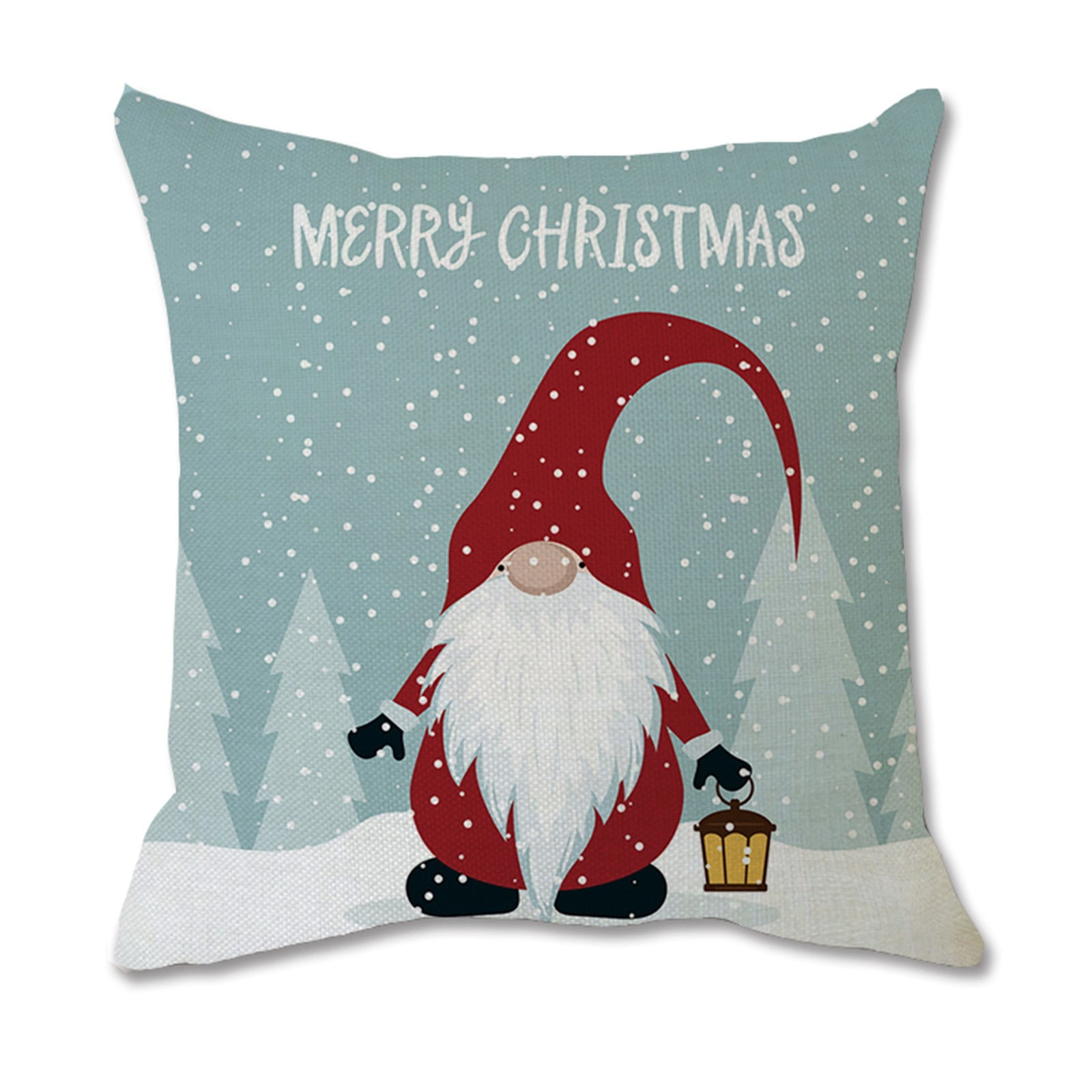 Xmas Morning Pajama PJ Plaid Photo Matching Gifts Santa Capital Letter U Cutest Monogram Christmas Holidays Throw Pillow Multicolor 16x16 