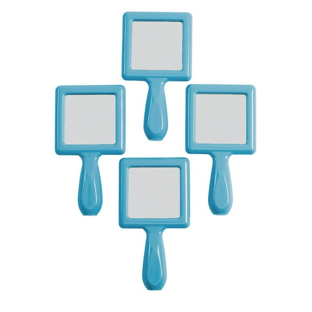 Environments 6.5 inch DoubleSided HandHeld Acrylic Mirror Set of 4, Early Science and STEM