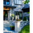 thumbnail image 4 of Z-Lite Hartwell 4 Light Outdoor Pier Mounted Fixture in Sand Black color,Aluminum frame, 4 of 8