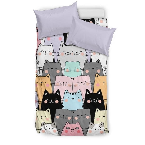 Juego de cama para gatos sencillo