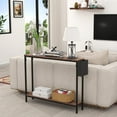 thumbnail image 5 of Meteorleg Modern Narrow Console Table MDF Sofa Side Table for Indoor Living Room Entryway, 5 of 10
