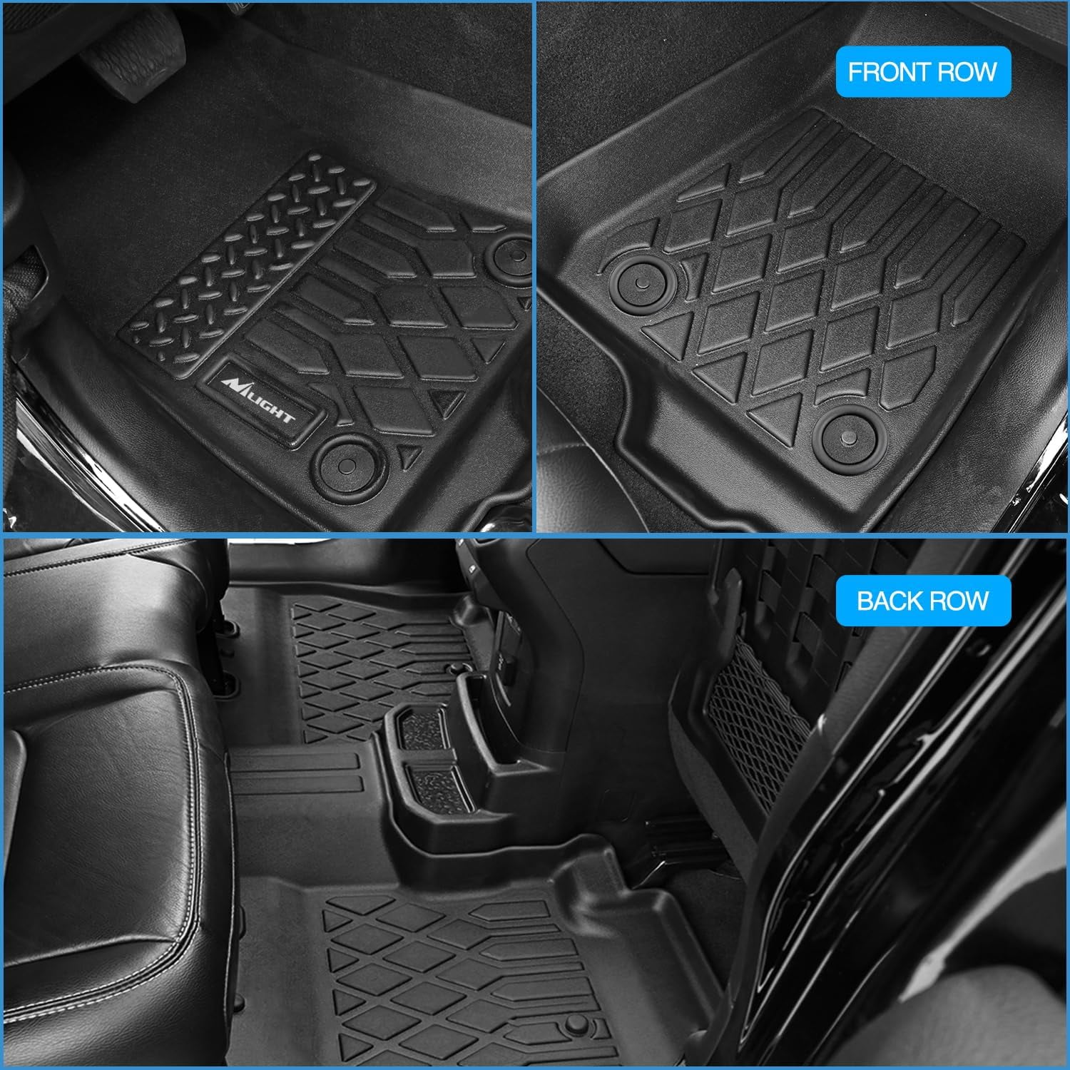 Nilight TPE Floor Mats for Honda CRV (CR-V) 2017 2018 2019 2020 2021 2022,All Weather Custom Fit Heavy Duty Floor Liners
