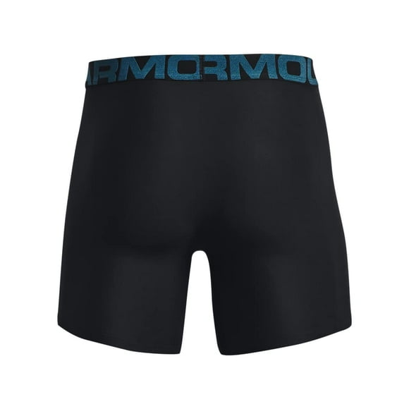 Under Armour Men's Standard Tech 6-inch Boxerjock 2-Pack, (006) Black / / Static Blue, X-Small