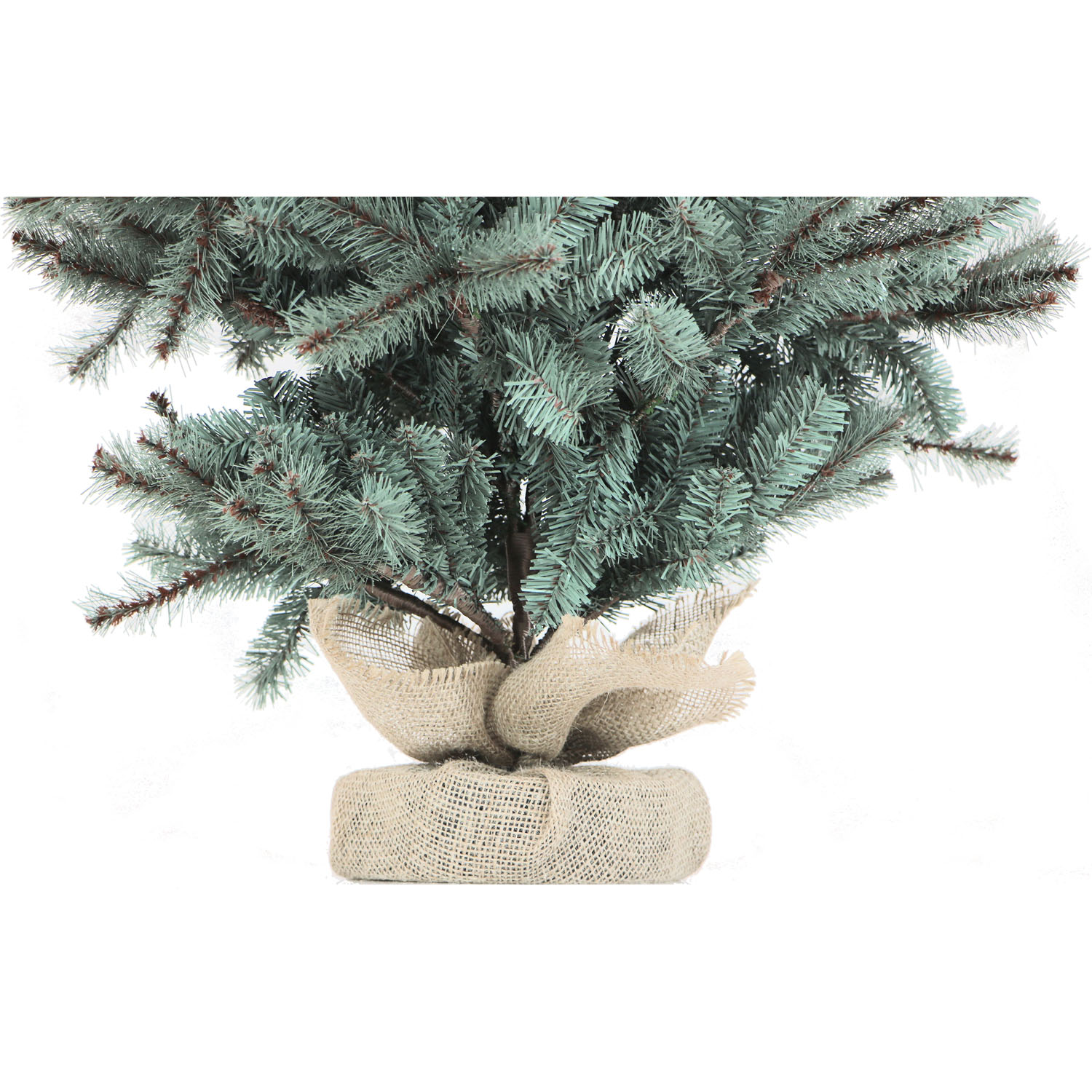 Fraser Hill Farm Set of Two 4-Ft. Heritage Pine Artificial Trees with Burlap Bases - image 4 of 4