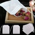 thumbnail image 2 of Binwennn Sacs de Rangement pour Couvertures Transparents avec Fermeture Éclair 100 Pcs Sachets de Thé Vides Filtre Scellé à Chaud, 2 of 8