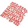 thumbnail image 6 of Red Characters Felt Letter Board Message Board Letters Letterboard Matching Letters Home Decoration Accessories Numbers, 6 of 7