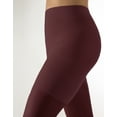thumbnail image 3 of CALZITALY Plus Sizes Anti-Chafing Opaque Tights | 60 DEN | L - 4XL | Black | Italian Hosiery (4XL, Wine), 3 of 7