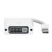 8IN MINI DISPLAYPORT MALE TO DVI FEMALE ADAPTER CONVERTER WHITE