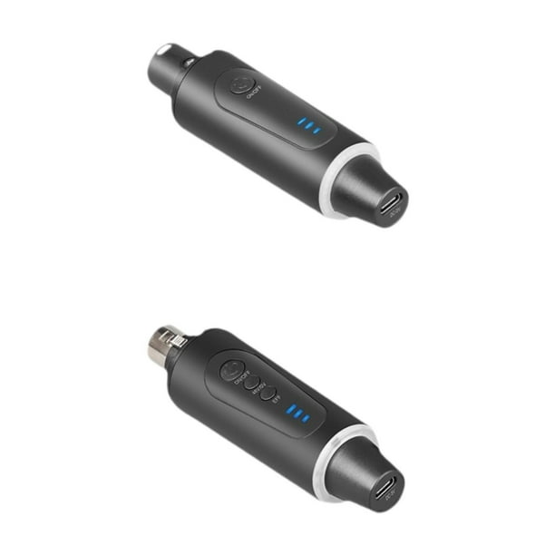 2 Piezas Transmisor de Micrófono Inalámbrico Receptor de Transmisión Inalámbrico Accesorios de Micrófono Fáciles de Usar para Altavoz
