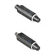 thumbnail image 1 of 2 Piezas Transmisor de Micrófono Inalámbrico Receptor de Transmisión Inalámbrico Accesorios de Micrófono Fáciles de Usar para Altavoz, 1 of 8