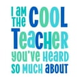 thumbnail image 2 of Reed, Tara 12x12 Black Ornate Wood Framed with Double Matting Museum Art Print Titled - Teacher Truths blue II-Cool Teacher, 2 of 4