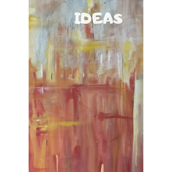 Ideas : 90 Pages of 6 X 9 Inch White Numbered Pages No Lines (Paperback)