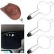 thumbnail image 5 of Perchero Almacenamiento para Sombrero Coche Gancho para Sombrero A Prueba Golpes para Automóvil SUV Camión Plateado 3 Uds., 5 of 8