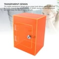 thumbnail image 3 of Transparent Acrylic Piggy Bank, Large Capacity, Openable with Key Lock, Ideal for Saving  and Bills, Great for All Ages, 3 of 7