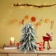 thumbnail image 4 of Árbol de Navidad de 40 cm de alto para escritorio, hogar, cocina, cenas, fiestas, árboles de Navidad, decoraciones, nieve Árbol verde nieve, 4 of 8