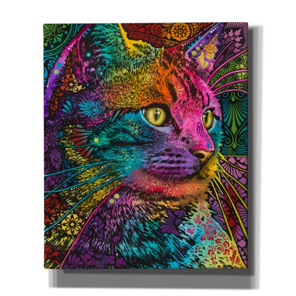 Epic Graffiti 'Felis' by Dean Russo, Canvas Wall Art, 20"x24"