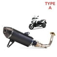 thumbnail image 2 of Motorcycle Exhaust Muffler Slip On Motorcross Front Pipe Stainless Steel Tube For XMAX300 250 XMAX 300 X MAX250, 2 of 4