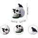 thumbnail image 2 of Halloween Decoration, Hand-Painted Spooky Resin Skull with Snake and Crow Statue, Skeleton Sculpture Ornament, 2 of 5