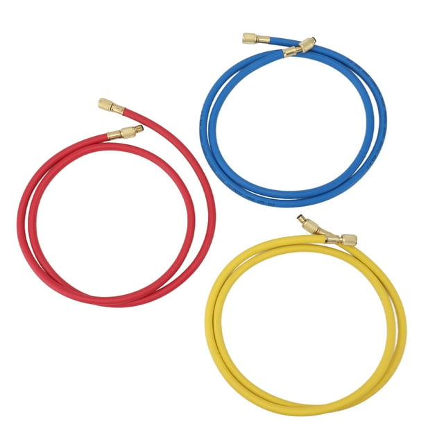 Manguera de carga de refrigerante ANGGREK tubo de mangueras de aire acondicionado 90 cm PVC cobre R22 R134 R410a