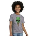 thumbnail image 3 of Cool Melting Skull Ice Cream Cone Crewneck T Shirts Boy Girl Teen Brisco Brands L, 3 of 5