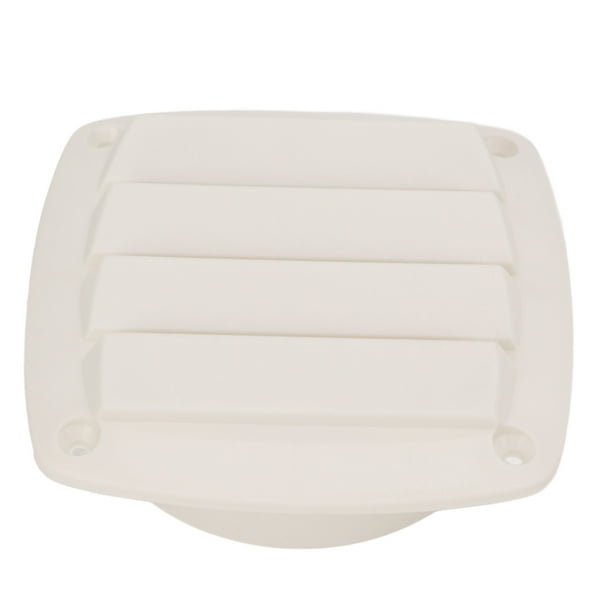100mm Hole Boat Louvered Vents Marine Air Vent Cover White Plastic for