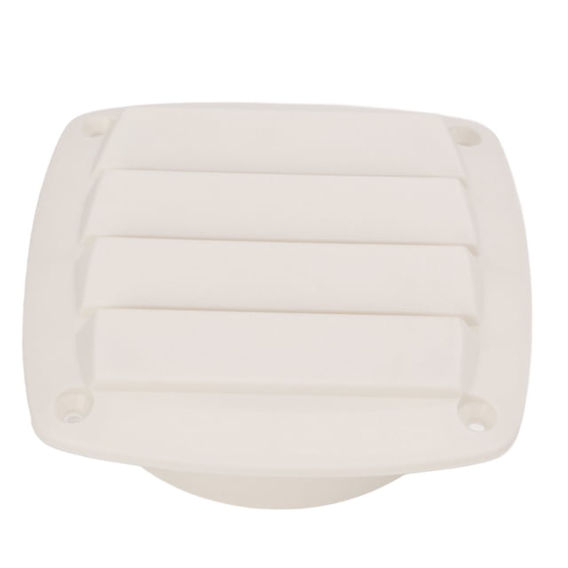Rejillas de ventilación con orificio de 100mm para barcos, cubierta de ventilación de aire marino, plástico blanco para RV, autocaravana, yate