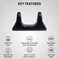 thumbnail image 3 of PSO-Mini Muscle Release Tool and Handheld Personal Self Massager, Mini Deep Tissue Massage Tool, Night Black, 3 of 10