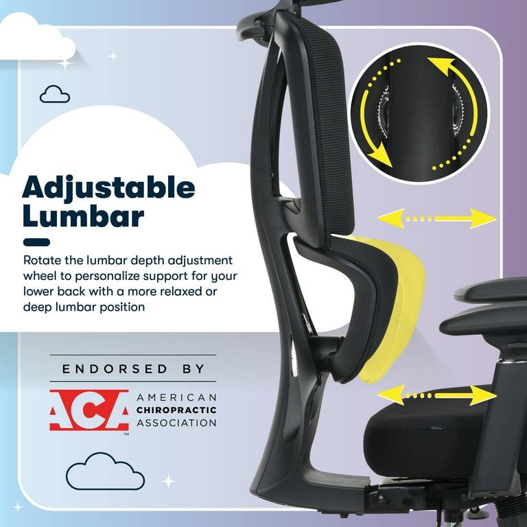 Serta AirHaven SX1200 Ergonomic Mesh Chair with Adjustable