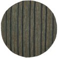 thumbnail image 4 of SAFAVIEH Organic Emmeline Striped Jute Area Rug, Blue, 6' x 6' Round, 4 of 10