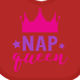 thumbnail image 4 of Inktastic Nap Queen, Princess, Crown, Stars, Sleep, Sleeping Girls Baby Bib, 4 of 4