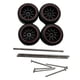 thumbnail image 5 of 4x Ruedas y neumáticos para coche RC Accesorios de aleación para coche RC Ruedas de vehículo Neumático modificado Estilo rojo A, 5 of 9