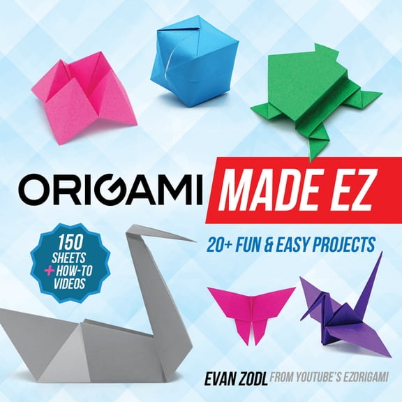 Dover Crafts: Origami & Papercrafts Origami Made EZ: Over 20 Fun & Easy Projects with 156 Sheets of Origami Paper   How-To Videos, (Paperback)