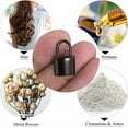 thumbnail image 3 of Padlock Necklace Stainless Steel Lock Chain for Men Women Cremation Jewelry for Ashes Urn Necklace Keepsake Memorial Punk Lock Pendant Ashes Holder, 3 of 7