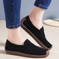 thumbnail image 5 of Loafers for Women Comfortable Business Casual Shoes Womens Dressy Slip On Office Work Flats Shoes Women's Solid Color Round Toe Penny Shoes, 5 of 9