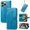 Blue, variant on Butterfly Embossed Wallet Case for iPhone 16e/17e, PU Leather Flip Cover with Card Holder, Kickstand & Lanyard, Shockproof,,Black,For iPhone 16e/17e