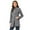 A-Grey198, variant on Women's Jacket Classic Solid Double Button High Collar Coats Mid Length Winter Trendy Wear Elegant Office Jackets