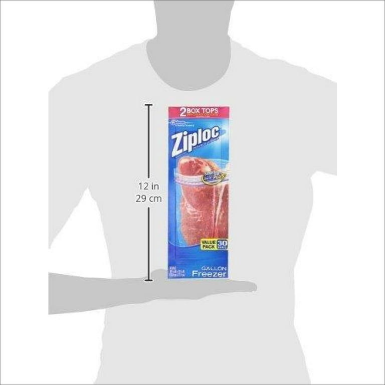 Ziploc® Brand Freezer Bags, Gallon, 28 Count 