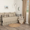 thumbnail image 5 of VHC Brands Sawyer Mill 5 Piece Daybed Bedding Sets 100% Cotton (1 Quilt, 1 Bed Skirt, 3 Standard Shams) Charcoal Ticking Stripe, 5 of 5
