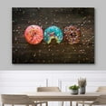 thumbnail image 3 of wall26 Canvas Print Wall Art Strawberry, Blueberry &amp; Chocolate Sprinkled Donuts Fruit Food Photography Realism Chic Scenic Colorful Multicolor Ultra for Living Room, Bedroom, Office - 24&quot;x36, 3 of 5