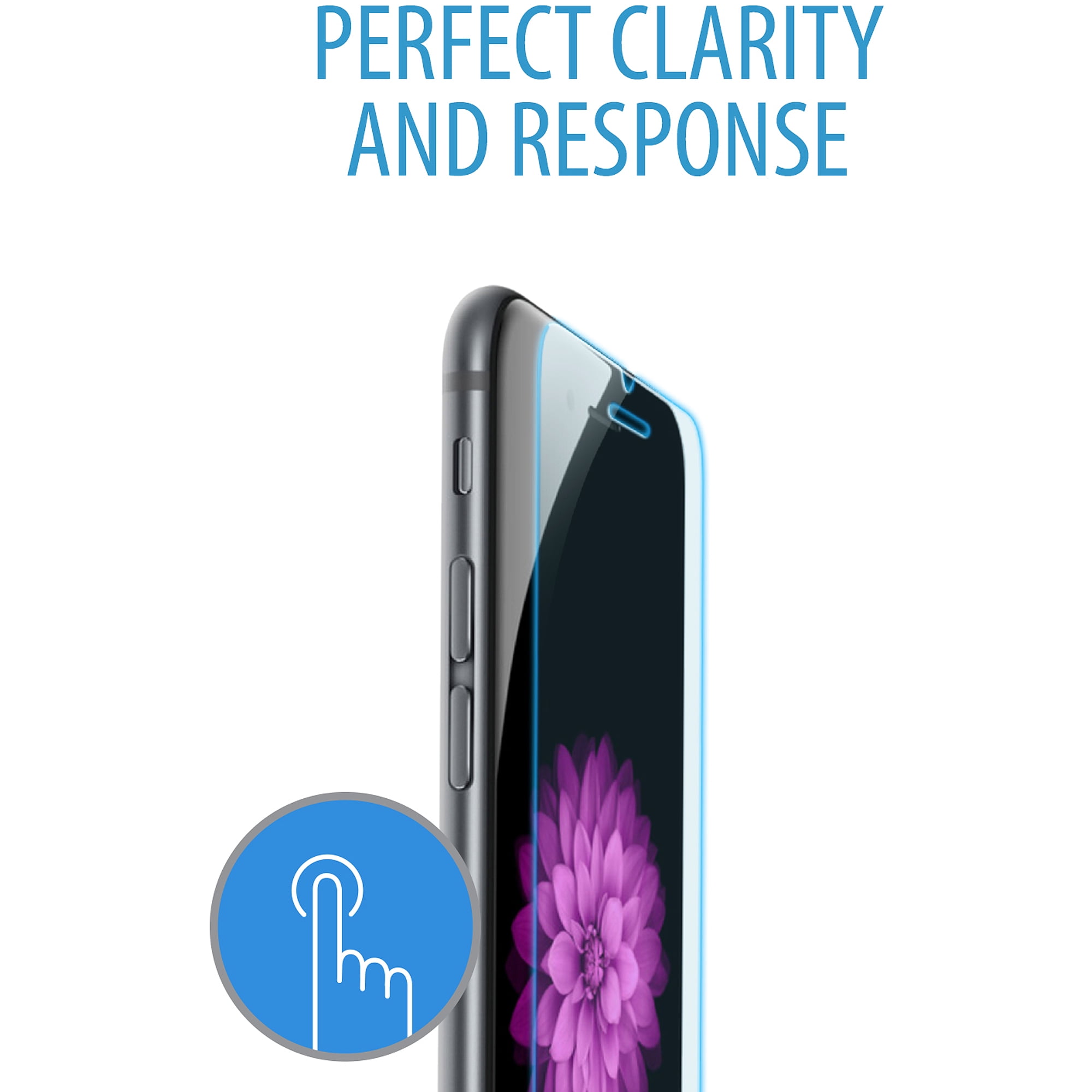 Iphone 6 V7 Shatterproof Tempered Glass Screen Protector Com