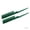 Green, variant on 3 Row Hair Comb Rat Tail 2 Pack, Nylon Bristle Detangling Brush for Curly Straight