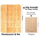 thumbnail image 3 of Tablero de rastreo del alfabeto de madera Montessori & Me Letras Montessori - Letras de madera - Letras de impresión grande para niños pequeños a preescolar - Mayúsculas y minúsculas reversibles, 3 of 9