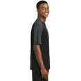 thumbnail image 3 of Sport-Tek PosiCharge Competitor Sleeve Blocked Tee-XS (Black/ Iron Grey), 3 of 6
