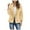 Beige, variant on Womens Oversized Fleece Warm Coats Casual Trendy Thick Sherpa Hooded Outerwear Comfy Winter Cardigans for Going Out Street