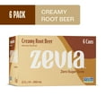 thumbnail image 1 of Zevia Racinette crémeuse, 355 mL, 6 boîtes de conserve, 1 of 7