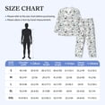 thumbnail image 4 of Naloa Bicycle Men’s Pajamas Set - Long Sleeve Button Down Sleep Shirt and Pajama Bottoms Sleepwear Set-Large, 4 of 7