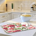 thumbnail image 6 of FREEAMG Red and Pink Roses Dish Drying Mat for Kitchen, 18 x 24 Inch Microfiber Absorbent Dish Drying Pad, Machine Washable Kitchen Counter Protect Mats, 6 of 7