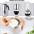 thumbnail image 5 of 1set 150pcs 3 style Circular Quantitative Filter Paper Medium Speed Laboratory Filter Paper Funnel Filter Paper White 7~11x0.01cm 50pcs/style, 5 of 5