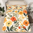 thumbnail image 2 of Castle Fairy Chic Flower 4-Piece Full Size Sheets for Teens Women Men,Vintage Rustic Flower Bed Sheets,Botanical Plants Lightweight Sheet Sets,Breathable Home Decor, 2 of 7